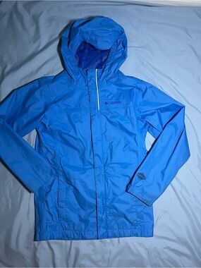 Columbia Youth Boys Watertight Waterproof Hooded Rain Jacket Blue